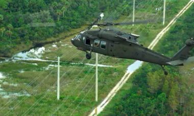 UH-60 Black Hawk. Foto e vídeo: Twitter @LockheedMartin