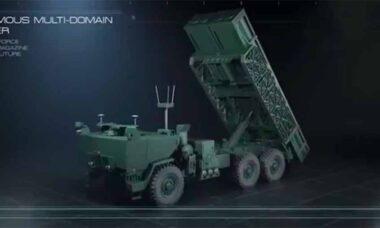 Vídeo: Exército dos EUA Apresenta Lançador Autônomo de Foguetes Não Tripulados. Foto e vídeo: Telegram / ssternenko