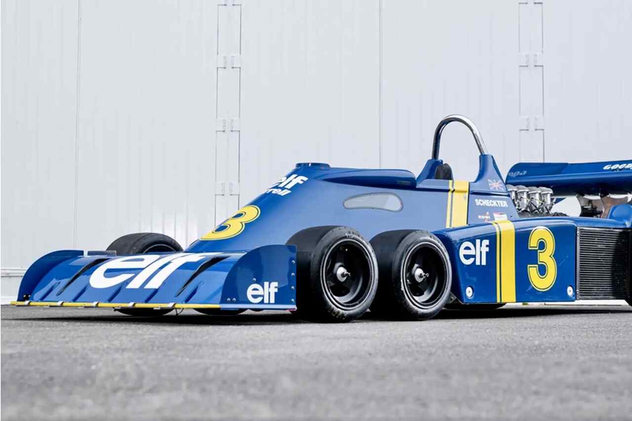 The 'bizarre' F1 car, the 1977 Tyrrell P34, is auctioned for over $1.1 million