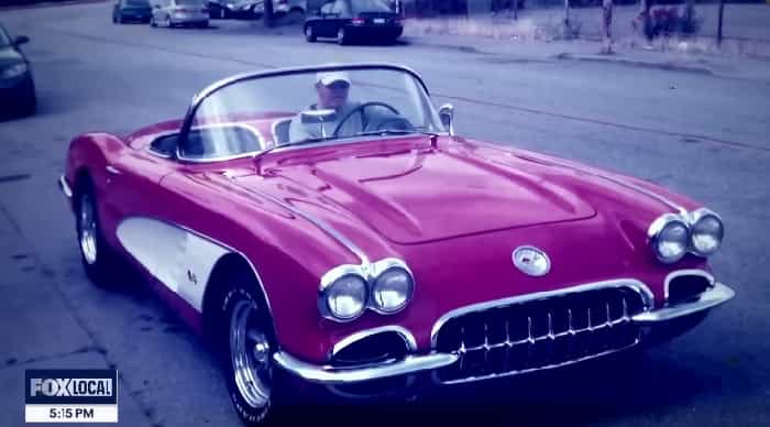 1959-es Chevrolet Corvette (YouTube / KTVU FOX 2 San Francisco - @KTVUFox2)