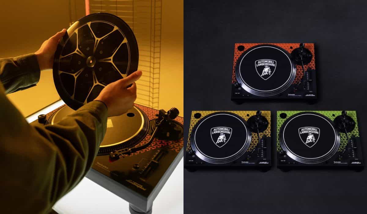 Lamborghini Launches Special Edition Turntable Featuring Sounds of Its V-12 Engines on Vinyl