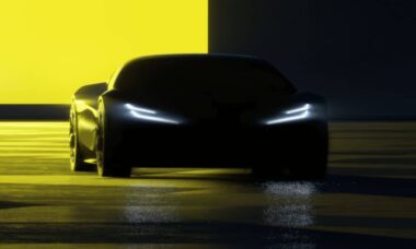 Typ 135, Lotus nya elektriska sportbil, annonseras för 2027. Källa: Reproduktion Officiella Lotus Car Website