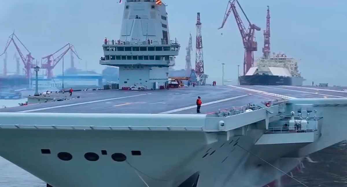 Chinese Aircraft Carrier Fujian