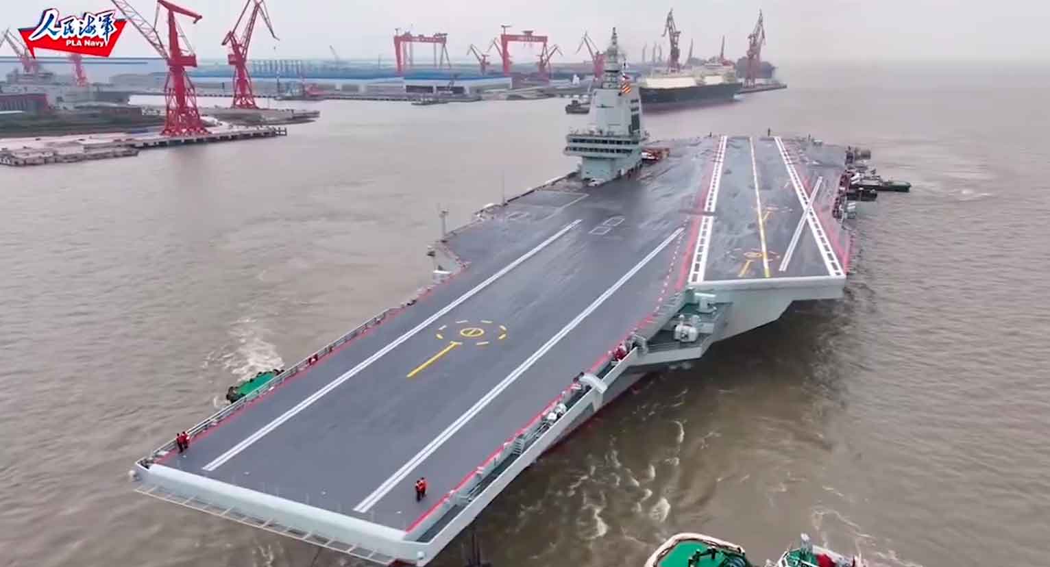Kinesisk hangarskip Fujian