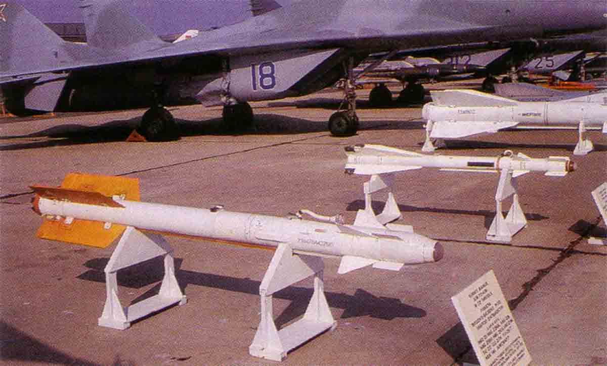 Missile antiaérien Vympel R-73. Photo : Wikipedia