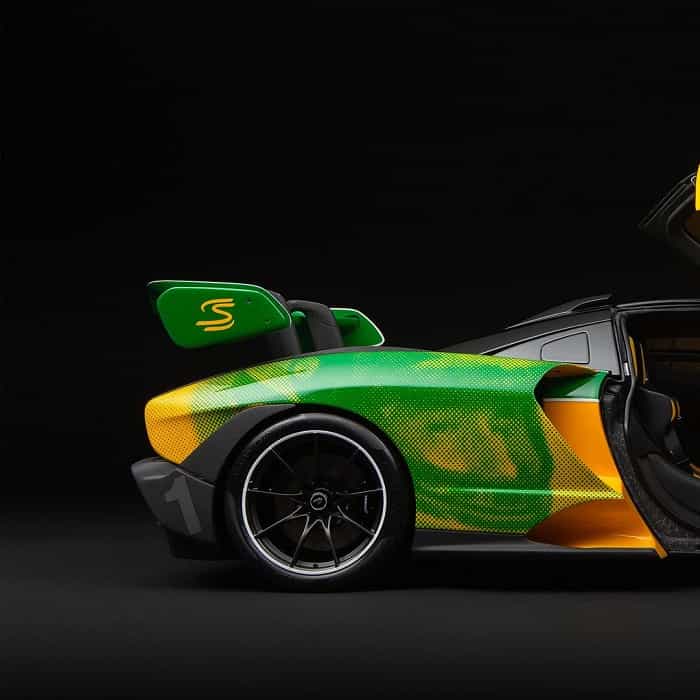 Amalgam presenta una replica esclusiva della McLaren Senna in onore di Ayrton Senna (Instagram / @amalgamcollectionmodels)