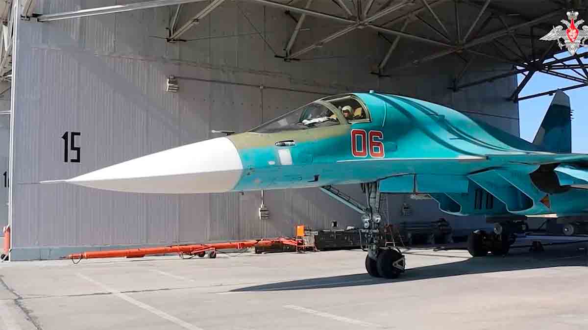 视频：俄罗斯和叙利亚使用最新一代战斗机进行联合巡逻。照片：Telegram /mod_russia