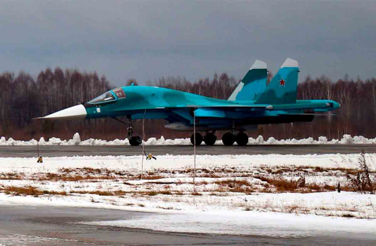 Su-34. Fotó: Telegram / uac_ru