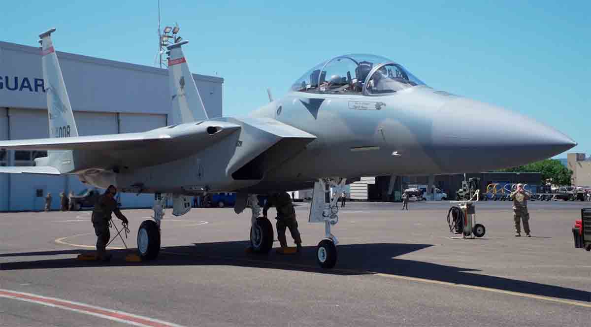 F-15EX Eagle II. Fotó és videó: Közreadta a Boeing