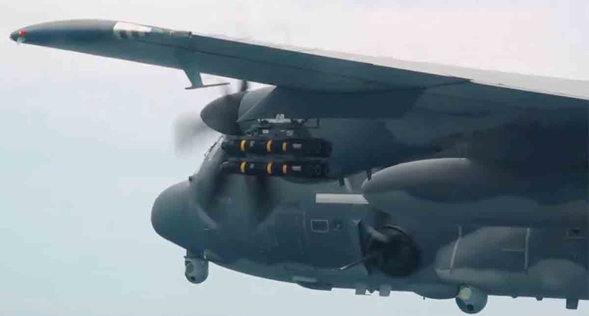 AC-130J Ghostrider. Reprodução Twitter @GuyPlopsky