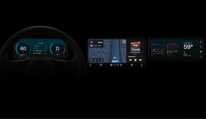 De nieuwe generatie van Apple CarPlay belooft de integratie en personalisatie in auto's te revolutioneren (YouTube / @AppleDeveloper)