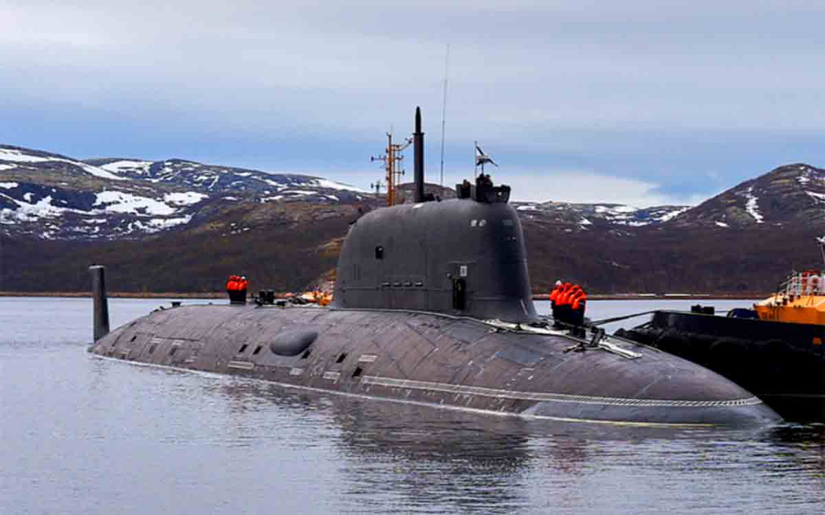 Submarino nuclear Kazan. Foto: Wikimedia