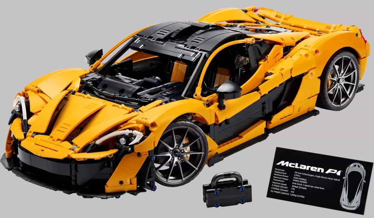 Lego replika a McLaren P1-ről. Fotó: Visszaadás az hivatalos weboldalról - Lego