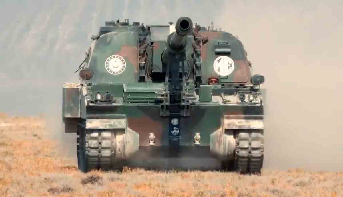 Howitzer Hibrida GÜRHAN 155mm. X @MKEgovtr