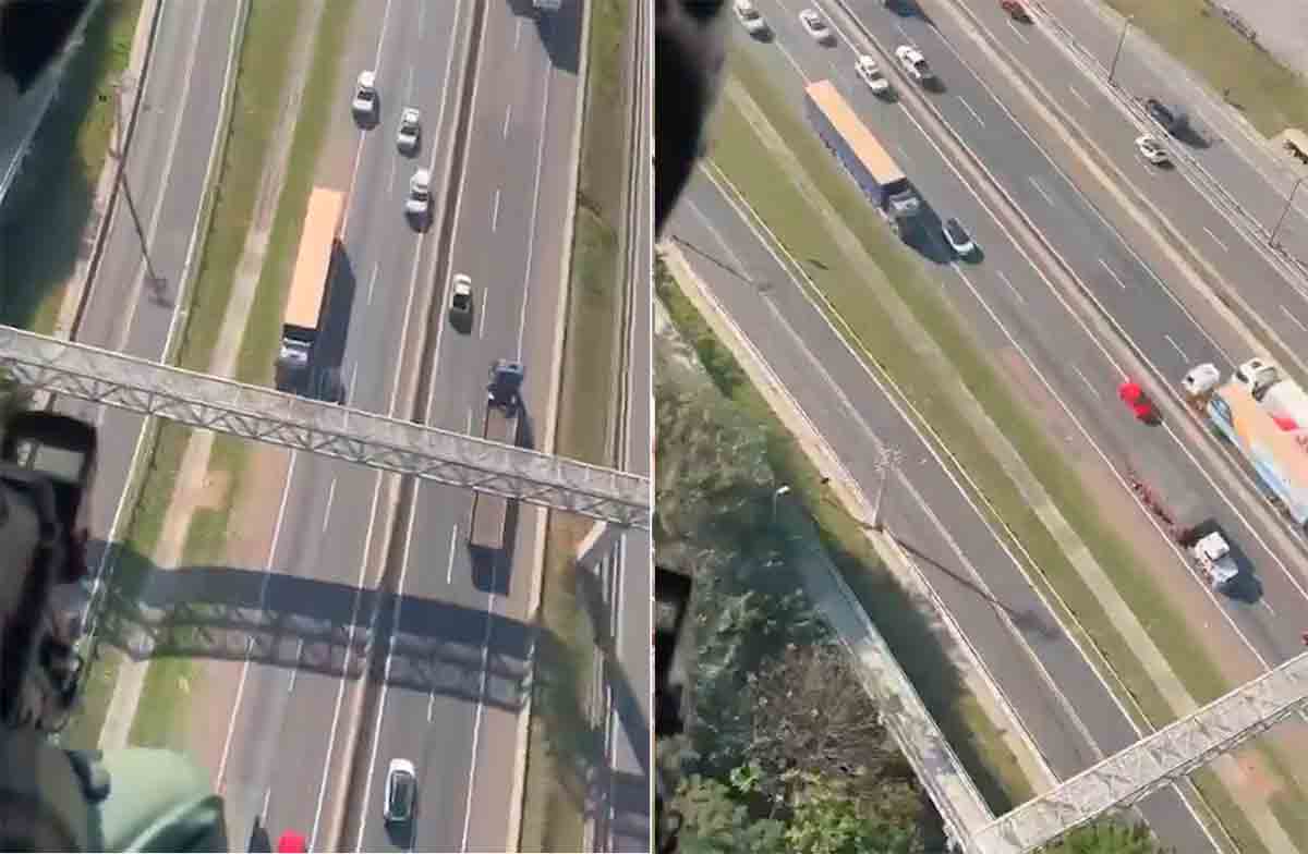 Video: Muž ukradl kamion, policejní honička skončila smrtí. Fotky a video: X @blogbocadura