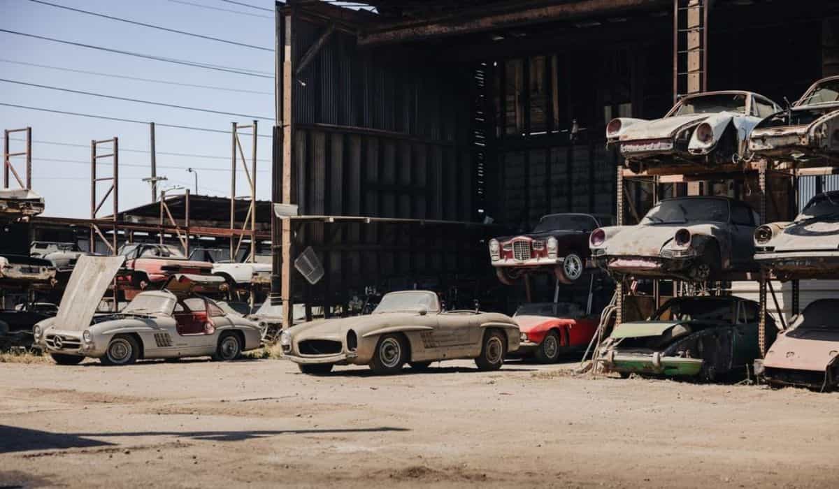 Auktion enthüllt beeindruckende Sammlung klassischer Autos, die in einem Schrottplatz in den USA versteckt waren (Instagram / @rmsothebys)