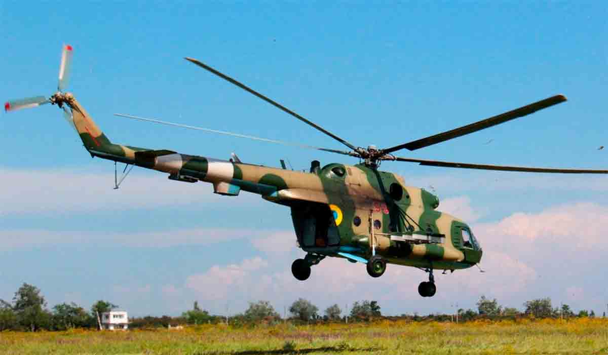 Helicóptero ucraniano Mi-8. Foto: Wikimedia