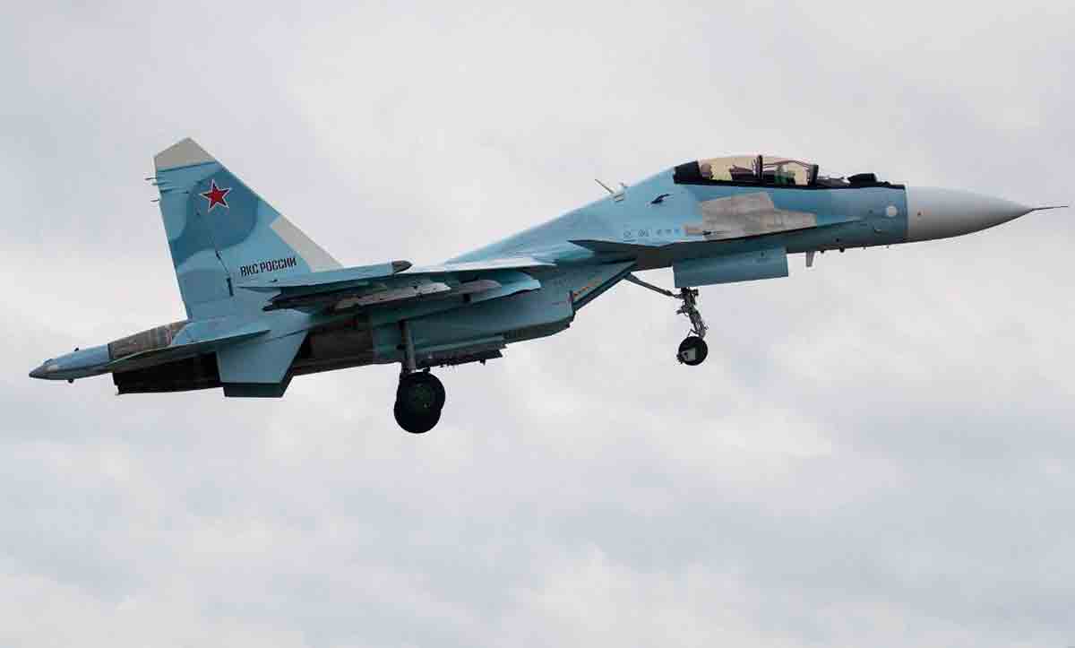 Su-30SM2. Images: Telegram @uac_ru