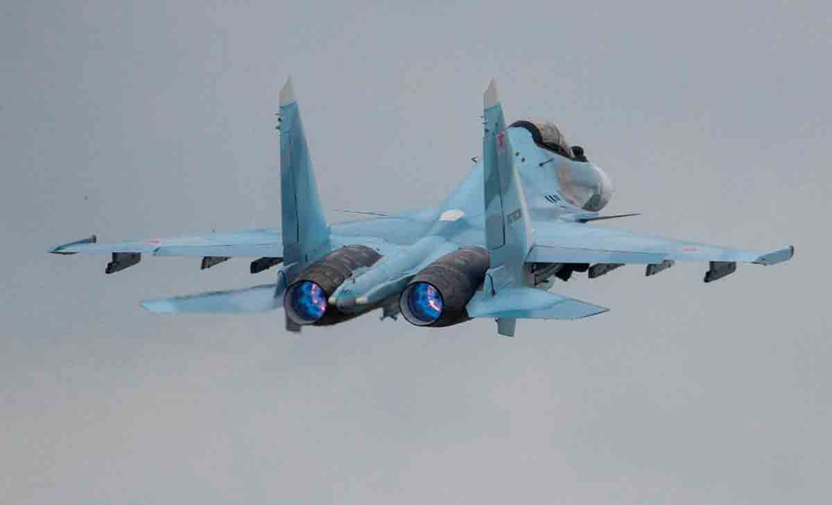 Su-30SM2. Bilder: Telegram @uac_ru