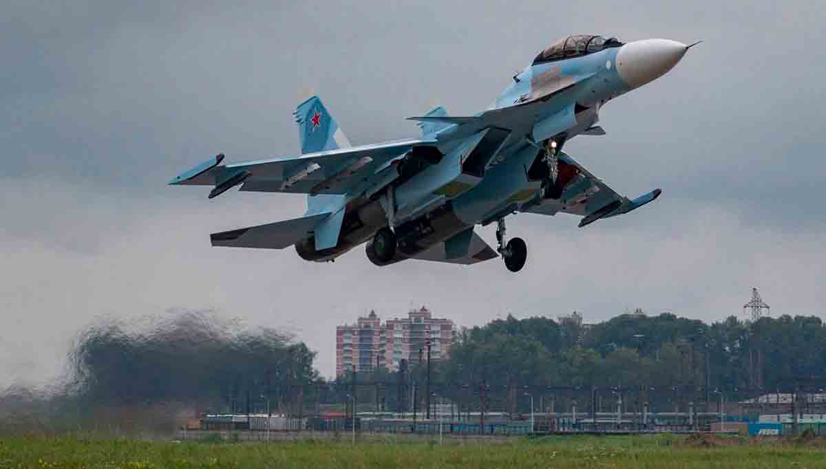 Su-30SM2. Images: Telegram @uac_ru