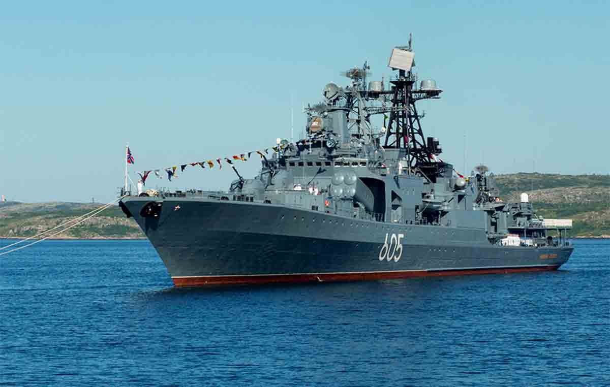 Rysk jagare Amiral Levchenko. Foto: Wikimedia