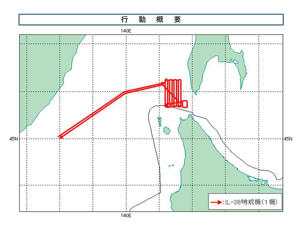 空中紧张局势！俄罗斯飞机连续三次侵犯日本领空。图片来源：www.mod.go.jp