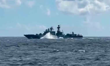 Marinhas da Rússia e China simulam ataque aéreo e naval ao norte do Japão. Telegram @hmod_russia