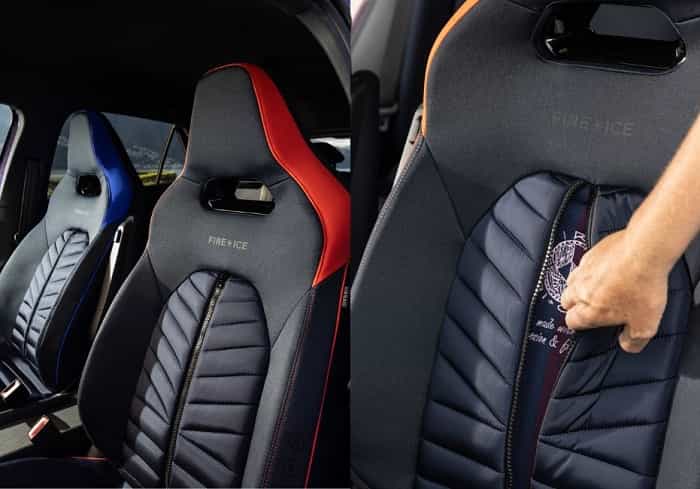 Volkswagen ID.3 GTX Fire+Ice with seats that look like jackets (Disclosure / Official Site - Volkswagen)