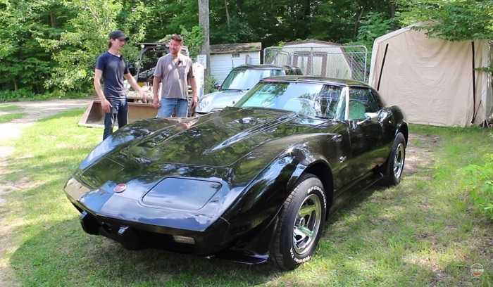 Corvette 1976 recuperado e limpo (YouTube / @DetailDane)