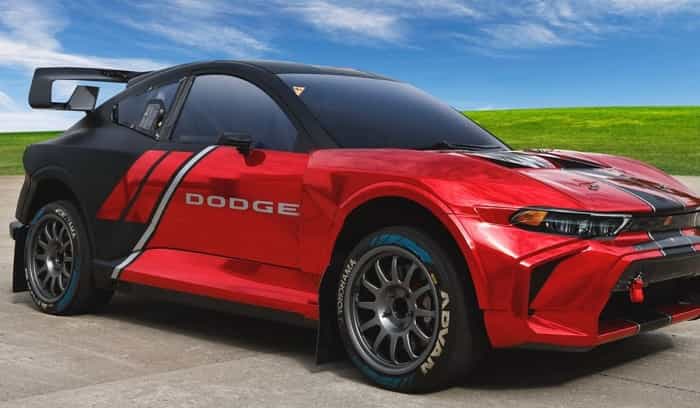 Dodge Hornet enters Nitrocross with a powerful 1072 HP electric rally car (Instagram / @dodgemoparmotorsports)