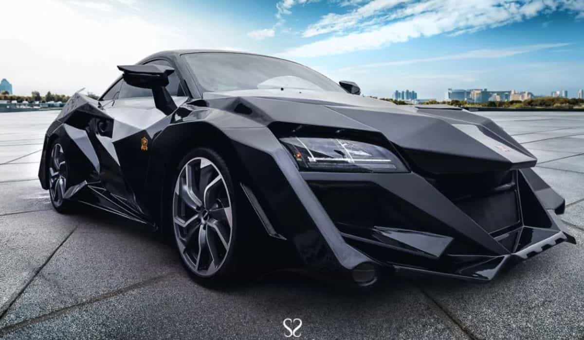 Klassisk Audi TT får Batmobil-utseende med radikalt kit og Lamborghini-stil dører