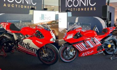 Motos históricas de corrida da Ducati são leiloadas por mais de US$ 700 mil na Inglaterra