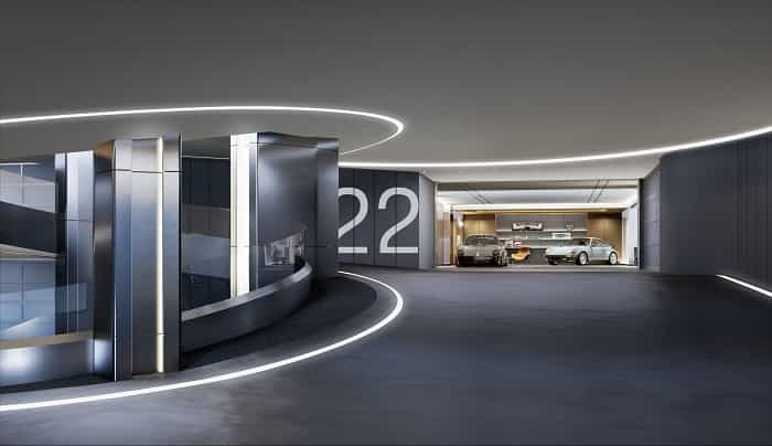 Porsche annuncia edificio di lusso a Bangkok con rampetta interna per supercar (Porsche Design)