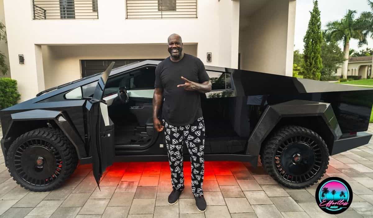 Shaquille O'Neal acquires Tesla Cyberbeast: fastest electric pickup in the world valued at $100,000