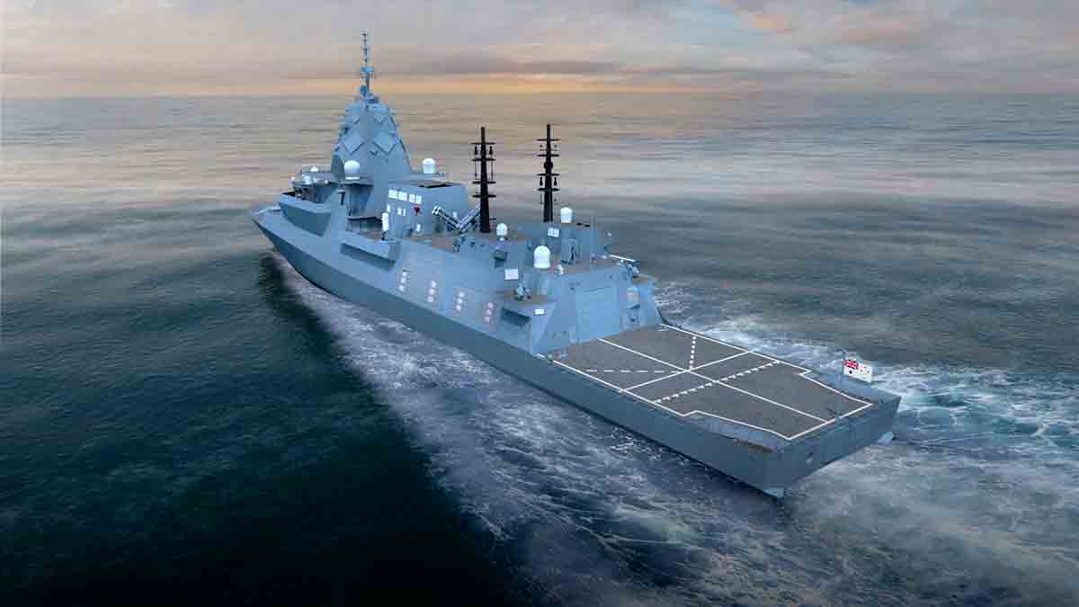 Hunter-klasse fregatter. Foto: BAE Systems Australia