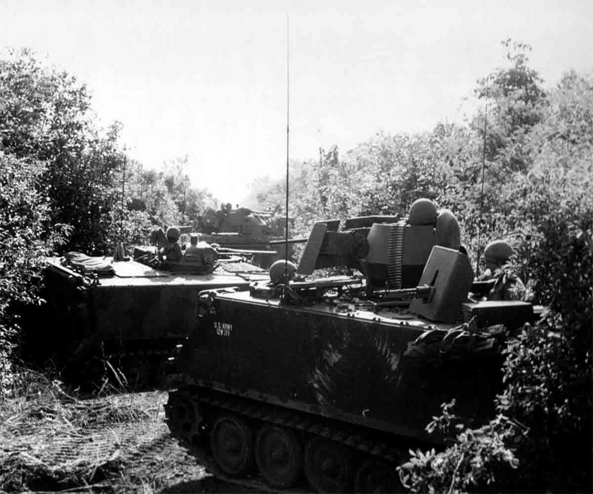 M113 ACAVs, die im Vietnamkrieg eingesetzt wurden.