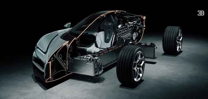 Bugatti Tourbillon får et nyt revolutionerende chassis og hybridteknologi (YouTube / @bugatti)