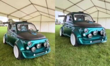 Fiat 500 "Bruno" impressiona por sua potência com motor Ducati e design extravagante