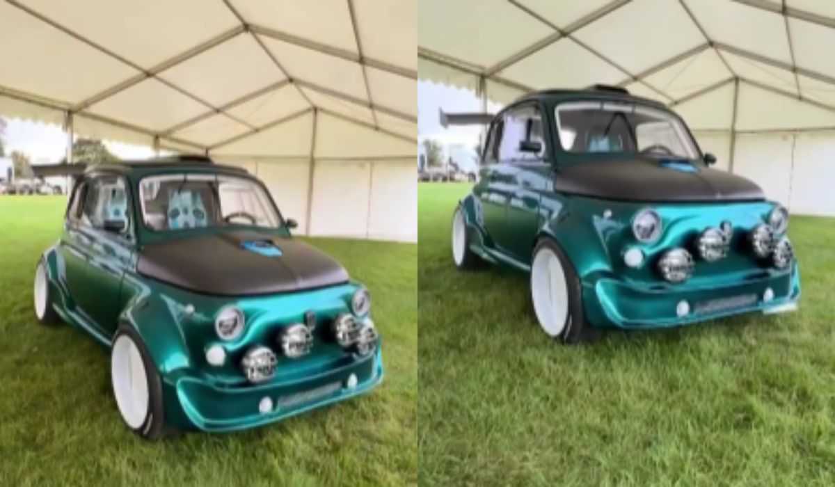 Fiat 500 "Bruno" impressiona por sua potência com motor Ducati e design extravagante