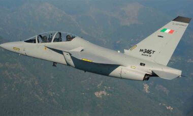 Leonardo M-346. Foto: X @Leonardo_IT