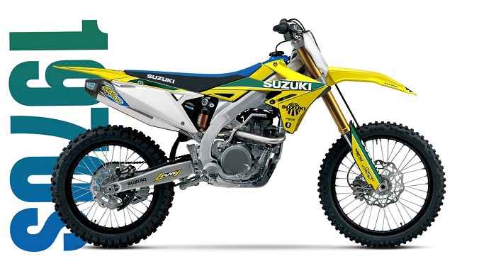 Suzuki celebrates 50 years of motocross with retro graphic kits that revive classics from past decades (Official site - Suzuki)