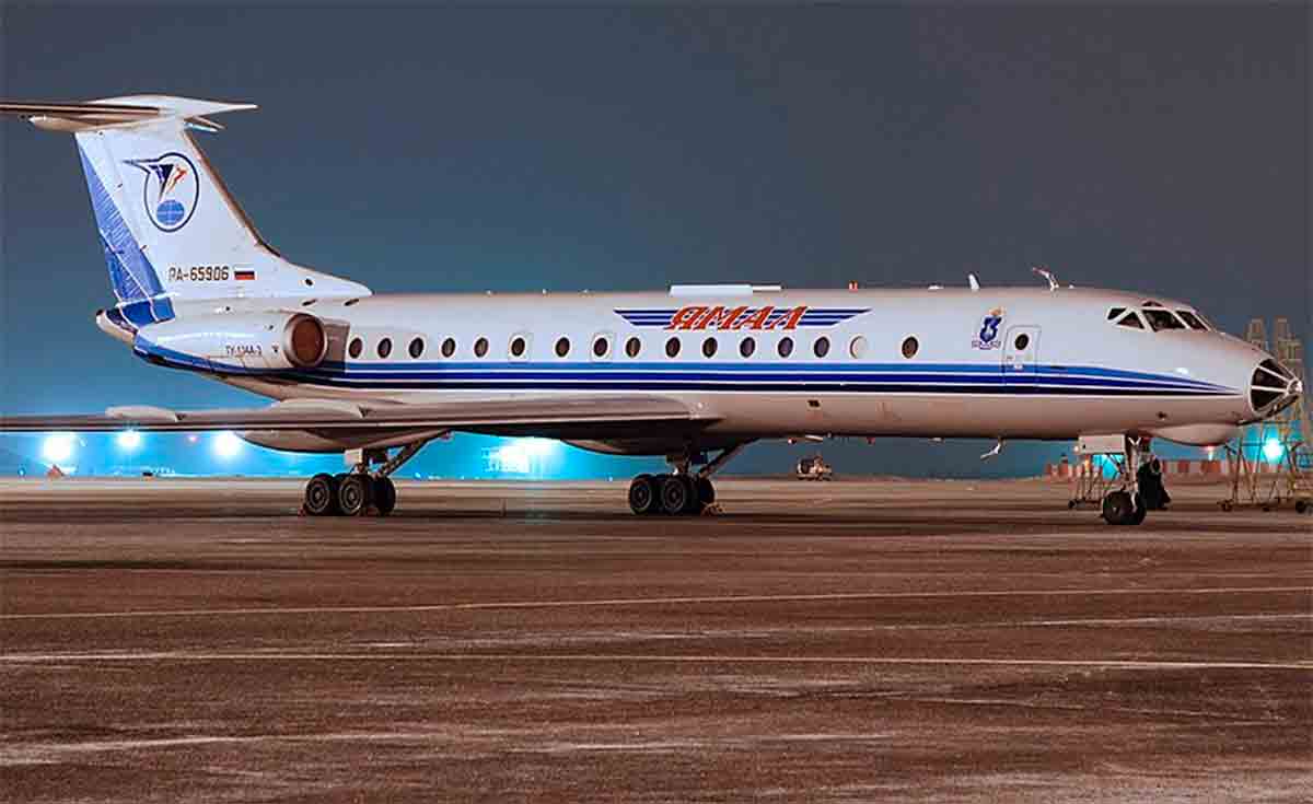 Tupolev Tu-134. 圖片來源：維基百科