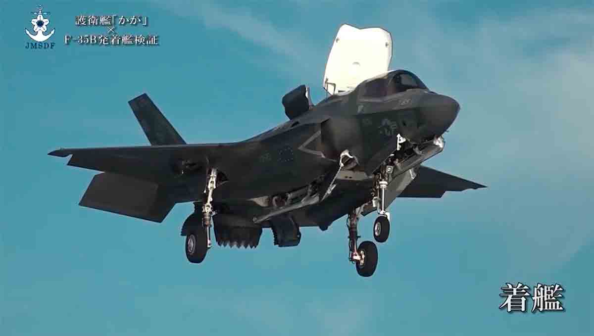 Jepang Melakukan Uji Coba Pertama Jet F-35B di Kapal Induk JS Kaga. X @JMSDF_PAO