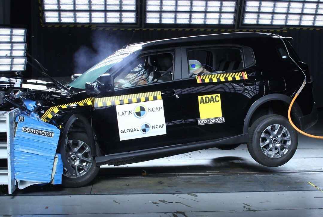 Citroën Aircross é reprovado com zero estrelas em teste de segurança do Latin NCAP