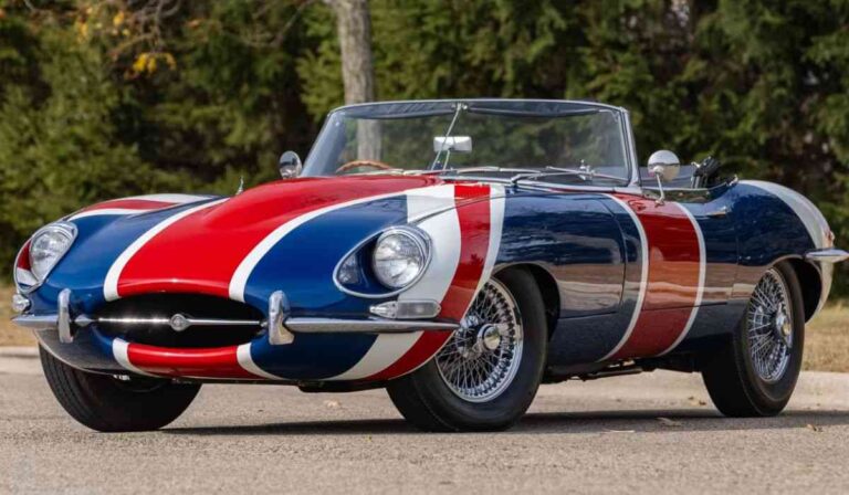 The quot Austin Powers quot Jaguar E Type is going up for auction for $1