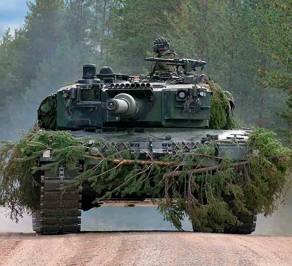 Leopard 2A4. Foto: X @RheinmetallAG