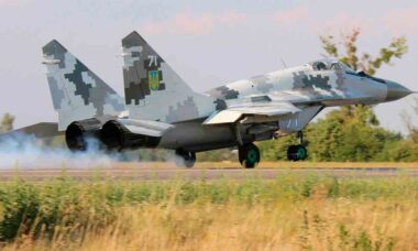 MiG-29 ucraninano. Foto: goodfon