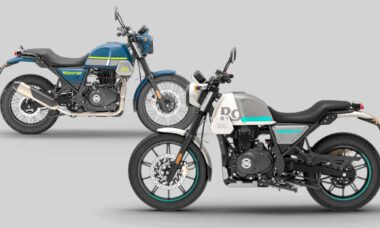 Royal Enfield Scram 440 vs Scram 411. Foto: Divulgação