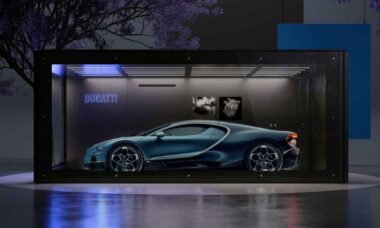 Bugatti lança garagem de luxo com design de museu para exibir hipercarros