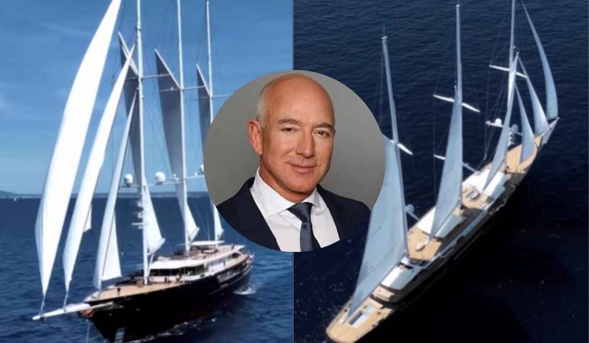 Jeff Bezos investuje 600 milionů USD do superjachty a podpůrné lodi s heliportem pro exkluzivní cesty (Instagram @boatinternational - @jeffbezos)